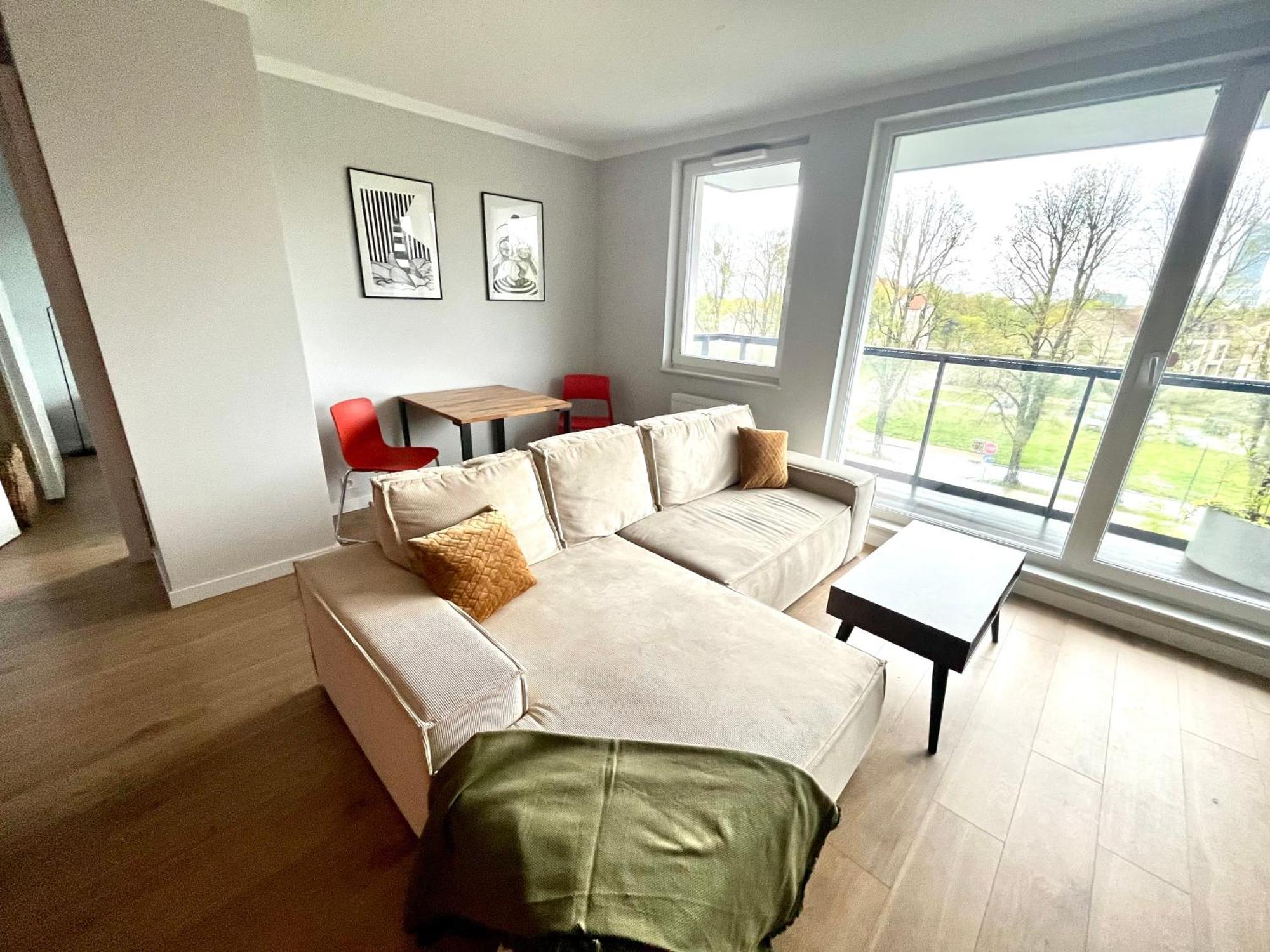 Agapella Apartamenty- Apartament Oliwa Park With Balcony 그단스크 외부 사진